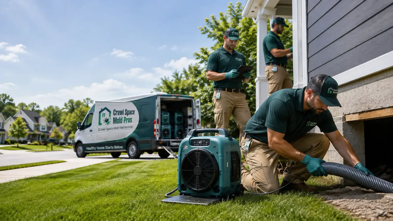Crawl Space Mold Removal in Essig, MN